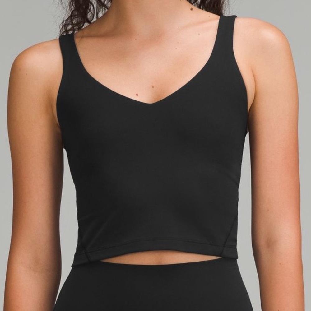 lululemon align tank top black size (6)